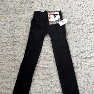 unworn black leggings